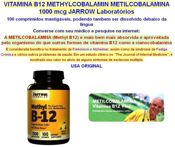 A.VITAMINA B12 METILCOBALAMINA SUBLINGUAL 1000 mcg IDEAL PARA VEGETARIANOS