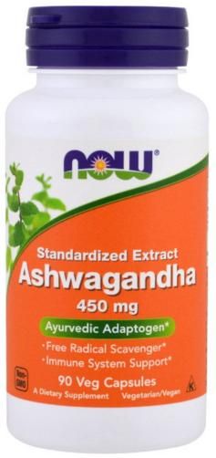 Ashwagandha Now Foods 450 mg 90 Caps Vegetarianas