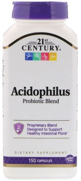 Probiótico De Acidófilos Blend - Century Usa - 150 Cápsulas